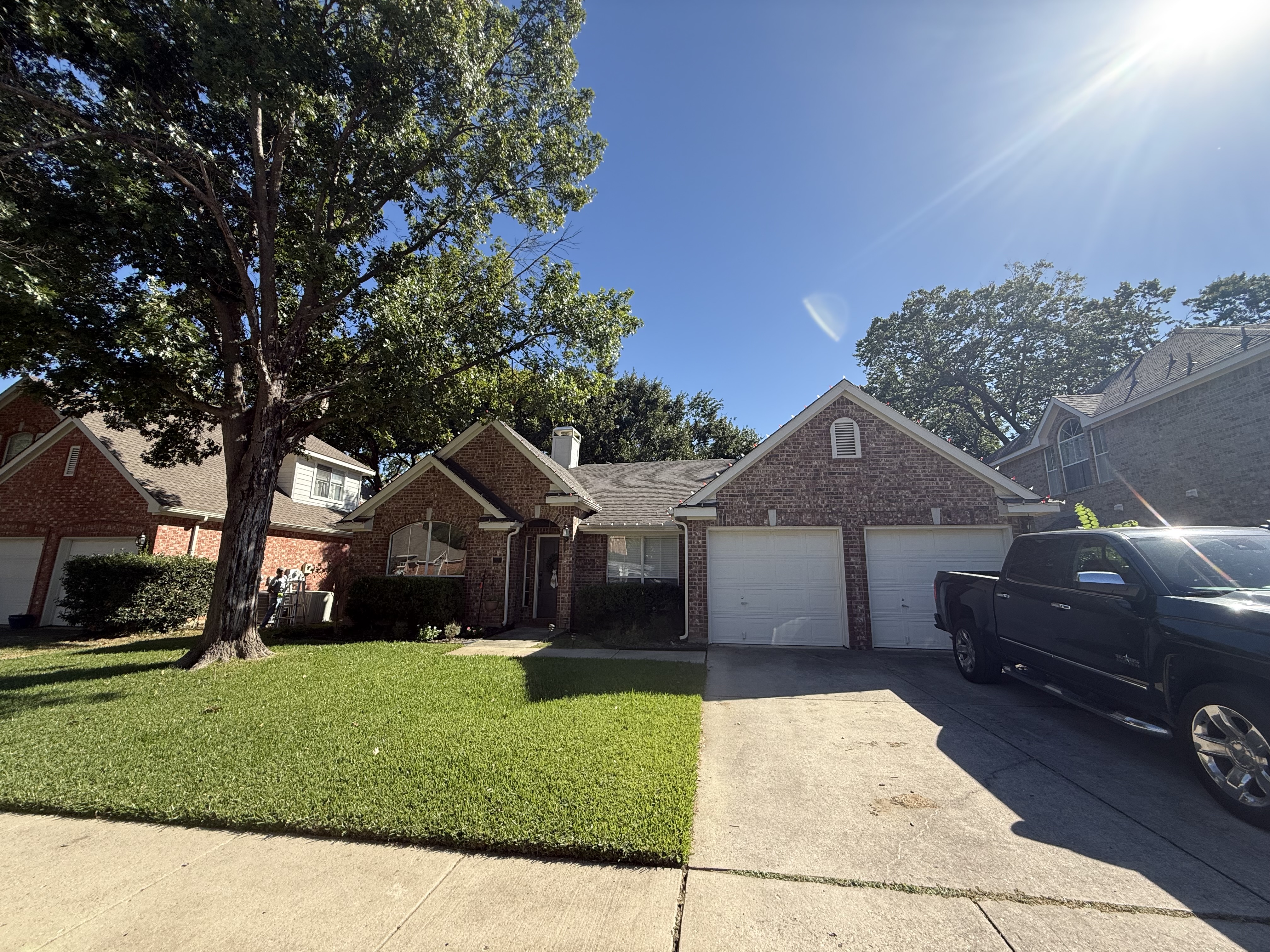 Single-story home installation project in Mid-Cities area